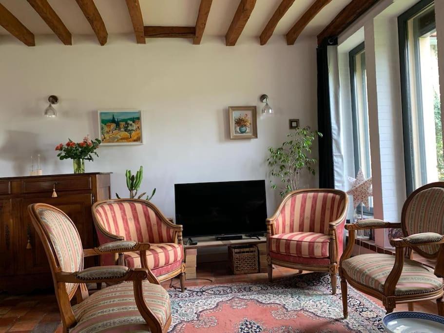 Charme Authentique Et Confort Moderne Villemeux-Sur-Eure Buitenkant foto